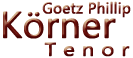 Goetz Phillip Körner – Tenor Logo